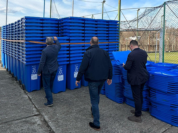 Proiect Inoveco proiect pubele albastre de 240 de litri, Valea Șieului, Bistrița-Năsăud